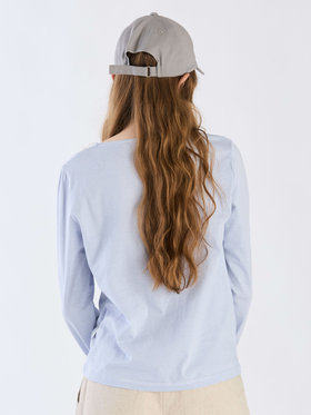 To b. by agnès b. 【Outlet】ボーダーロングスリーブTシャツ ブルー