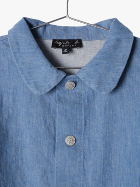 ENFANT ユニセックス 【Outlet】【セットアップ対応商品】UT13 E VESTE キッズ ジャケット ブルー