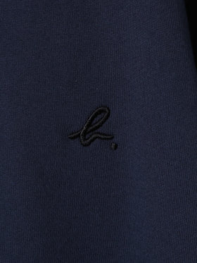 HOMME メンズ メンズ ”b.”ロゴ コットン 長袖 スウェット フーディー ”Porto” ブルー系その他