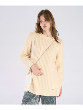 To b. by agnès b. 【Outlet】ラグランスリーブ ニット プルオーバー ホワイト