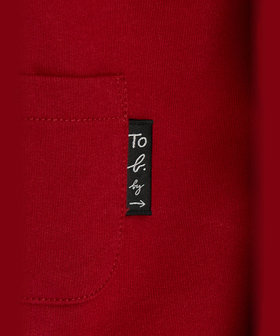 To b. by agnès b. To b. by agnes b.× green label relaxing オーガニックコットン ニュートラディショナルカーディガン レッド