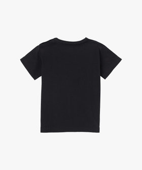 ENFANT ベビー ベビー フォトプリント コットン 半袖 Tシャツ ブラック