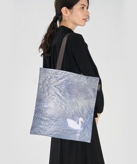 VOYAGE ウィメンズ バッグ＆ウォレット フォトプリント ナイロン トートバッグ "My bag" RAT01R-03 グリーン