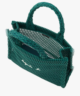 VOYAGE ウィメンズ バッグ＆ウォレット ナイロン メッシュ スモール トートバッグ ABX03-01 グリーン系その他