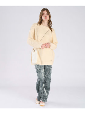 To b. by agnès b. 【Outlet】ラグランスリーブ ニット プルオーバー ホワイト