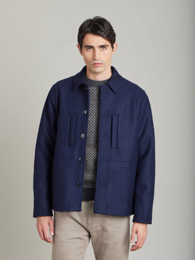 HOMME メンズ 【Outlet】JIG5 CHEMISE シャツ ブルー系その他