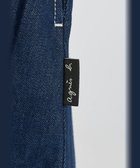 FEMME ウィメンズ デニム フレアスカート ネイビー