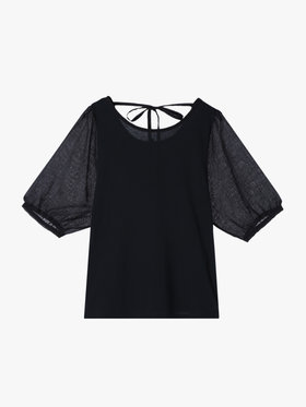 To b. by agnès b. 【Outlet】シアースリーブTシャツ ネイビー