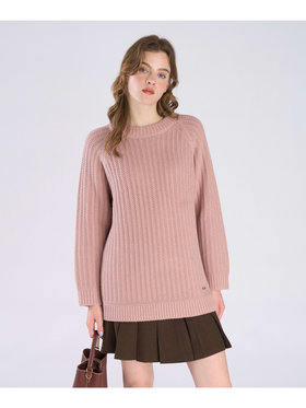 To b. by agnès b. 【Outlet】ラグランスリーブ ニット プルオーバー ピンク