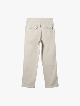 HOMME メンズ メンズ コットン ギャバジン ストレート パンツ ”Antton” ベージュ