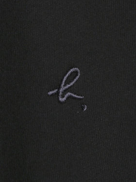 HOMME メンズ メンズ ”b.”ロゴ コットン 長袖 スウェット ”Cuppo” ブラック
