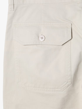 HOMME メンズ メンズ コットン ギャバジン ストレート パンツ ”Antton” ベージュ