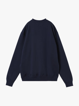 HOMME メンズ メンズ ”b.”ロゴ コットン 長袖 スウェット ”Cuppo” ブルー系その他