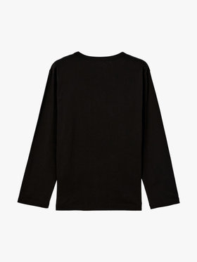 FEMME ウィメンズ ロゴプリント コットン 長袖 Tシャツ "Cool" ブラック