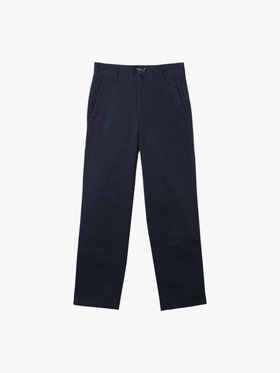 HOMME メンズ メンズ コットン ギャバジン ストレート パンツ ”Antton” ネイビー