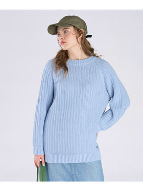 To b. by agnès b. 【Outlet】ラグランスリーブ ニット プルオーバー ライトブルー