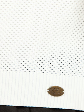 To b. by agnès b. 【Outlet】ライトメッシュニットプルオーバー ホワイト