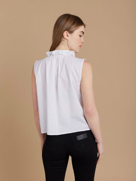 FEMME ウィメンズ 【Outlet】UF95 CHEMISE フリル ブラウス ホワイト