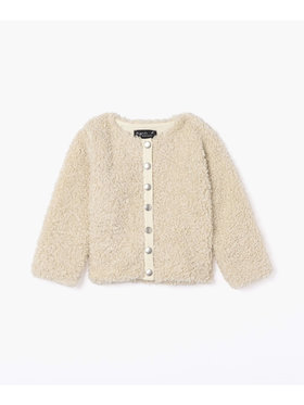 ENFANT ユニセックス UBR3 E CARDIGAN キッズ カーディガンプレッション ベージュ系その他
