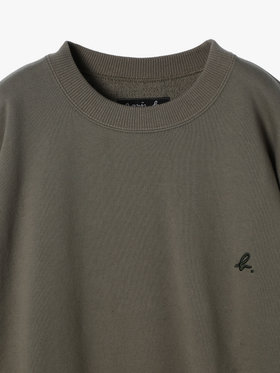HOMME メンズ メンズ "b."ロゴ コットン 長袖 スウェット "Cuppo" グリーン系その他
