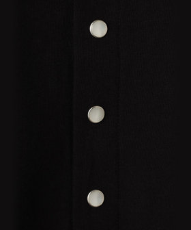 HOMME メンズ メンズ ロゴ 刺繍 コットン ブルゾン "Senga" ブラック