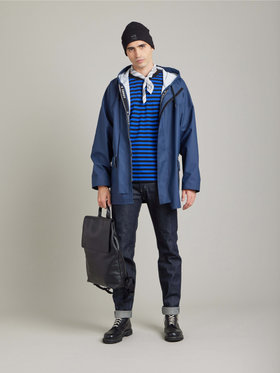 HOMME メンズ 【Outlet】AN52 PARKA コート ブルー