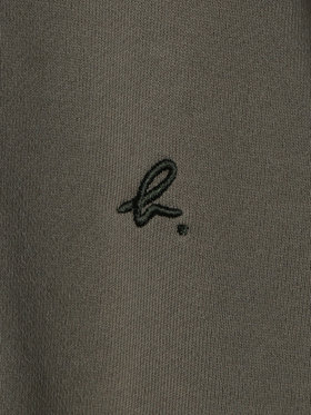 HOMME メンズ メンズ "b."ロゴ コットン 長袖 スウェット "Cuppo" グリーン系その他