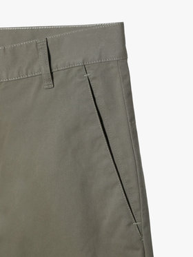 HOMME メンズ メンズ コットン ギャバジン ストレート パンツ ”Antton” カーキ