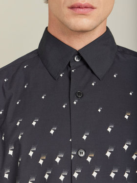 HOMME メンズ 【Outlet】IDO5 CHEMISE シャツ ブラック