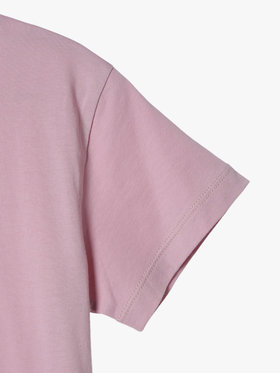 ENFANT ガールズ キッズ ロゴ ハート プリント コットン 半袖 Tシャツ "Pirate" ピンク