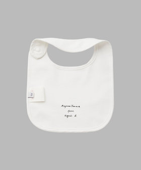 ENFANT ベビー ベビー プリント コットン スタイ agnes b.×mayumi yamase ホワイト