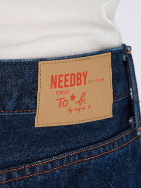 To b. by agnès b. To b. by agnes b. × NEEDBY heritage DENIM LONG SK ネイビー