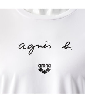 FEMME ウィメンズ 【ユニセックス】JID7 TS ARENA agnes b. x arena ロングスリーブシャツ ホワイト