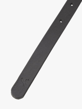 FEMME ウィメンズ レザー ベルト "Box" ブラック