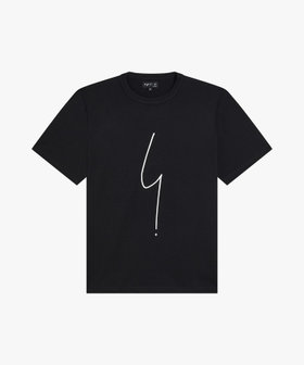 FEMME ウィメンズ アイコニック オーガニックコットン 半袖Tシャツ "Point d'Ironie" ブラック