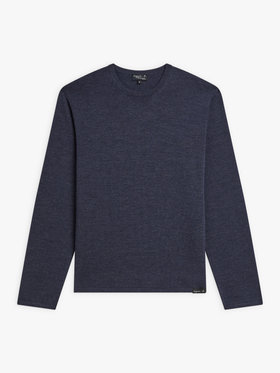 HOMME メンズ メンズ メリノウール 長袖 ニットプルオーバー ”Park” ブルー系その他