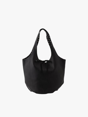 FEMME ウィメンズ ラムスキンレザー トートバッグ "Stala" ブラック