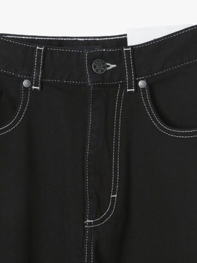 HOMME メンズ メンズ デニム パンツ ブラック