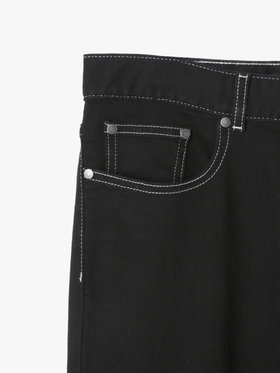 HOMME メンズ メンズ デニム パンツ ブラック