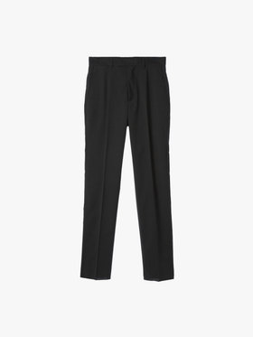 HOMME メンズ ウール スリムパンツ ”Lucky” グレー×ブラック