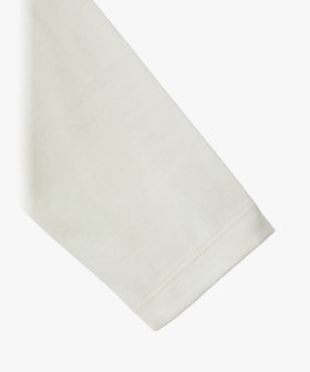 ENFANT ユニセックス キッズ ロゴ アイコニック プリント コットン 長袖 Tシャツ "Lezard" ホワイト