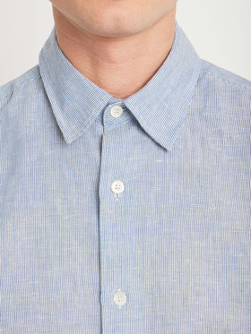 HOMME メンズ RD89 CHEMISE シャツ ブルー
