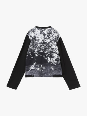 FEMME ウィメンズ 【by R 限定品】agnes b. フォトプリント 長袖 カーディガン "Asuka" マルチ