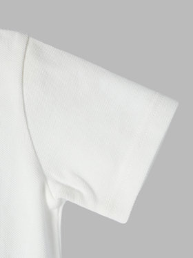 ENFANT ベビー ベビー 刺繍 ポロシャツ "Lezard" ホワイト