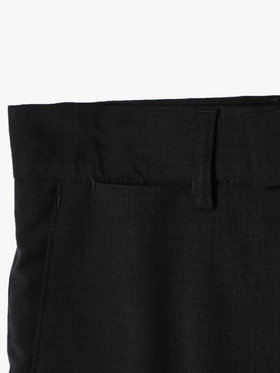 HOMME メンズ ウール スリムパンツ ”Lucky” グレー×ブラック