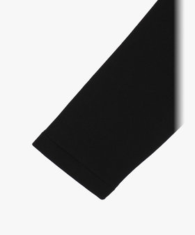 HOMME メンズ メンズ オーガニックコットン 長袖 ジャケット "Mandarin" ブラック