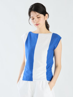 FEMME ウィメンズ 【Outlet】JIY4 TS ARA Tシャツ ロイヤルブルー×ホワイト