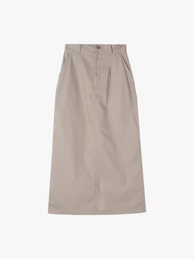 To b. by agnès b. 【Outlet】コットンツイルスカート ベージュ