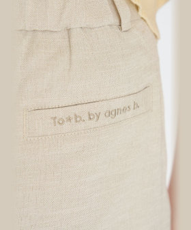 To b. by agnès b. オックスフォード ショートパンツ ホワイト