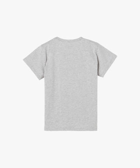 FEMME ウィメンズ ロゴ プリント コットン 半袖 Tシャツ "Brando" グレー